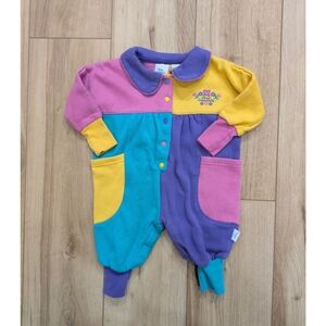 Vintage Baby Colour-Block One Piece